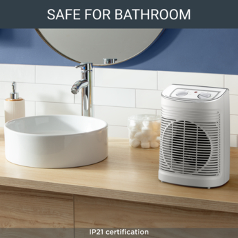 Chauffage soufflant Rowenta INSTANT COMFORT SILENCIEUX COMPACT USAGE SALLE  DE BAIN SO6510F2 - Instant Comfort, Fonction air froid SO6510F2