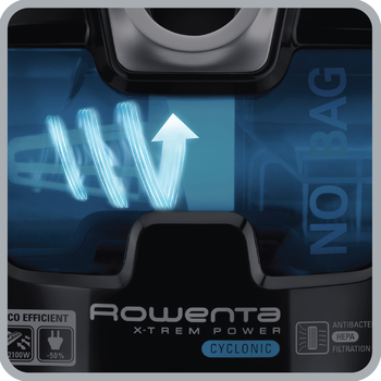 Aspirateur sans sac Rowenta RO6225EA X-Trem Power™ Cyclonic 900W Noir -  Achat & prix